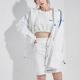 ブルーラインフーディージップアップ/Blue Line Hoodie Zip-Up Jacket