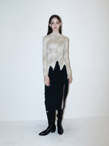 Sofi Wool Skirt (BLACK)