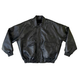 Hidden leather jumper