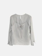 Point bustier blouse (2 colors)