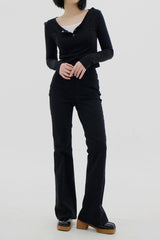 カービーブーツカットパンツ / no.2371 Kirby Bootcut Pants (5color)