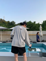 ローファーストUSAコットンオーバーサイズフィットクーリング長袖Tシャツ