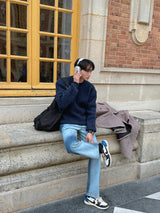 ASCLO Mix Washing Denim Pants