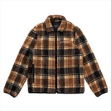 プレードテディファージャケット / PLAID TEDDY FUR JACKET