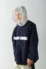 ニートフーデッドジャケット/BSR2223FWJK052 NEAT HOODED JACKET NAVY