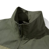 セミオーバーフィットブロックトラックジャケット/Semi Overfit Seperate Block Track Jacket J15 Olive/Khaki (6604001214582)