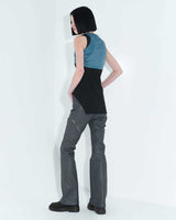 チェーンリンクレイヤードトップ / Chain Link Layered Top _ Teal