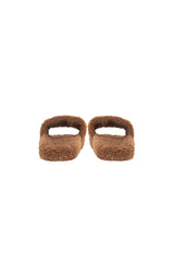 グッドデイファリーサンダル/G'day furry sandals (brown)