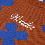 フラワーパターンジャガードニット / Flower pattern Jacquard Knit (4582469369974)