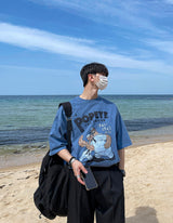 ネイビーポパイ半袖Tシャツ