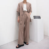 SI ミニマル半袖ジャケット / SI Minimal Short-Sleeved Jacket (2 colors)