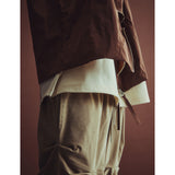 ピグメントウォッシュドクリースパンツ / PIGMENT WASHED CREASE PANTS_CAMEL BROWN