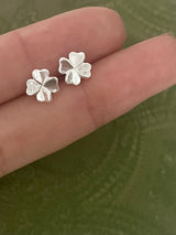 (silver925) Clover earrings