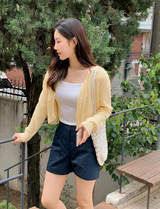 Soft Layered Rib Sleeveles (3color)