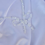 Hologram Bead Ribbon Necklace