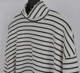Never Peach Border High Neck T Shirt (2color) (6608574578806)
