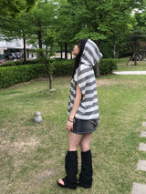 Funky nylon leg warmer 