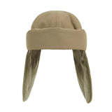 Heavy Padding Stud Logo Trooper Hat Beige