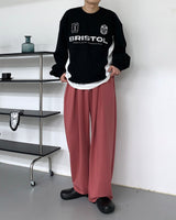 4タックストリングワイドパンツ