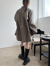 パールボクシーシャツ/Pale Boxy Shirt (2color)