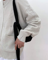 OAリオダメージツーウェイカーディガン/OA Rio Damage Two Way Cardigan (4 colors)