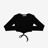 [NONCODE] Lexit strap crop T-shirt