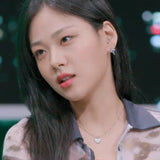 holiday heart necklace