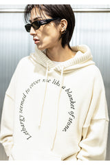 サークルオピニオンフーディーニット / CIRCLE OPINION HOODY KNIT