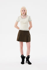 チェリーキャップスリーブTシャツ / CHERRY CAP SLEEVES T-SHIRT [IVORY]