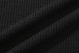 サイドオープンニットベスト / SIDE OPEN KNIT VEST_BLACK
