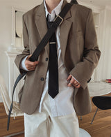セレーナチェックブレザー / Selena check blazer (1 color)