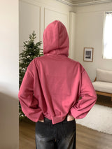 [ブラッシュドライニング] ワットゴーフコアストリングフーデッドTシャツ