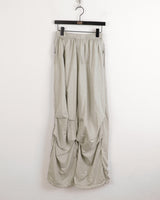 メトムレッグシャーリングバスロックナイロンツーウェイジョガーパンツ/ Methom Leg Shirring Baslock Nylon Two Way Jogger Pants