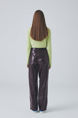 ホールガーメントカシミアタートルネックニット / Whole Garment Cashmere Turtleneck Knit [Lime Green]