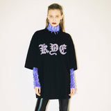 K.Y.E EMBROIDERY OVERSIZED T-SHIRTS (KYTZ7RSR02W) (6541184401526)