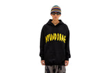 Logo heavy hoodie ( BLACK ) (6626181939318)
