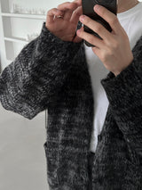 Acon Mohair Brush Cardigan (3color)