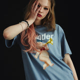 パンクエンジェルオーバーフィットTシャツ