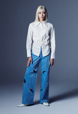 ポイントカラーコットンシャツ / POINTED COLLAR COTTON SHIRT
