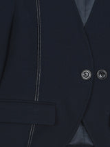 ラインノーカラージャケット / Line No-collar Jacket (2colors)