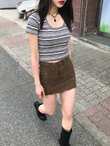 ブラウニーミニスカート
