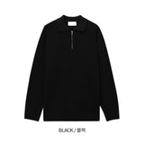 Digan Cashmere Zipper Collar Knit (6color)