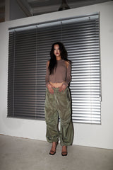06. PARACHUTE PANTS KHAKI