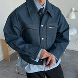 ASCLO Denim Crop Blouson (3color)