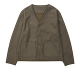 Vネックモヘアウールカーディガン/V-neck mohair wool cardigan_2color