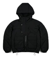 essential oversize duckdown peded parka black (6615478075510)