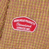 Bluesf Waffle Checkered Oversized Fit Shirt - PINK & YELLOW