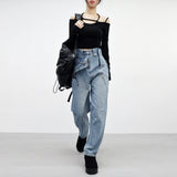 [NONCODE] Lamir Strap Off T-shirt