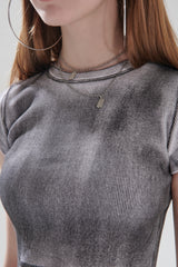 ビンテージクロップド半袖Tシャツ / VINTAGE CROPPED T-SHIRT
