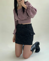 Collection 21fw - Dark Vader Mini Skirt (6614899196022)